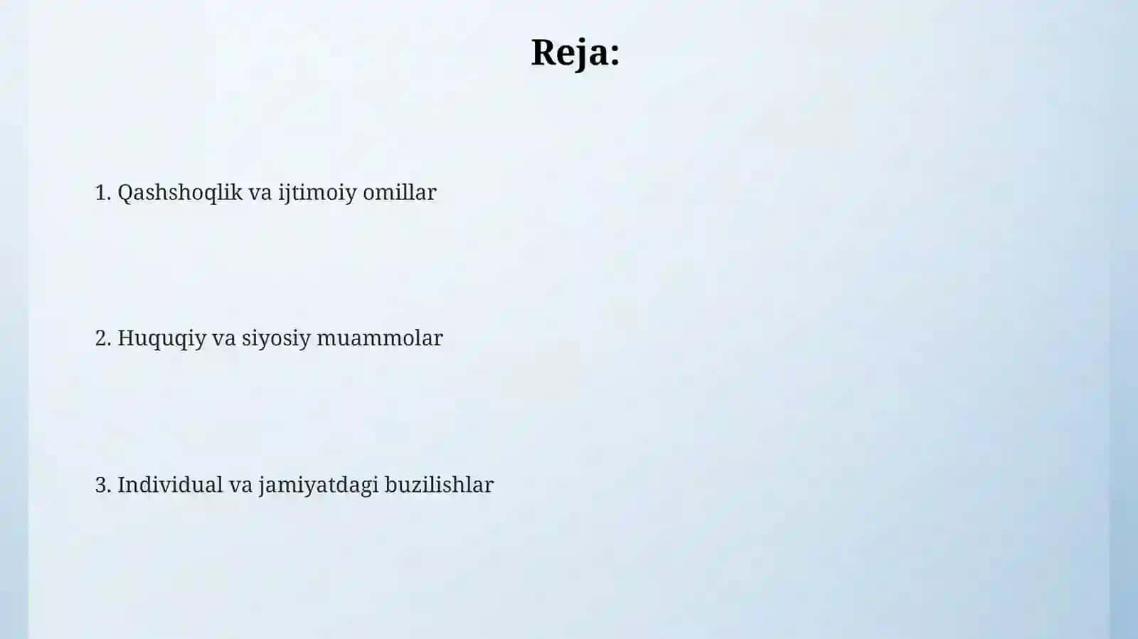 Qashshoqlik va ijtimoiy omillar 2