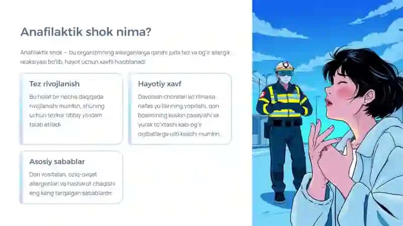 Anafilaktik shok va uni davolash 2