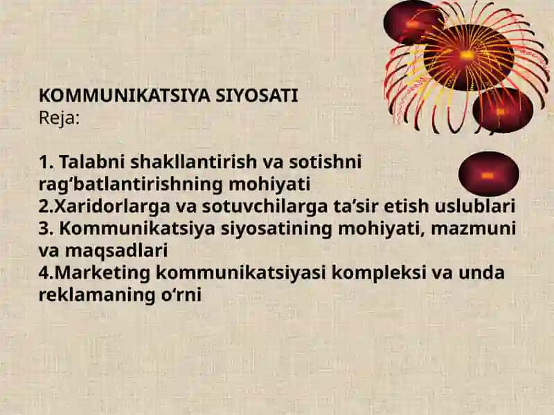 KOMMUNIKATSIYA SIYOSATI 2