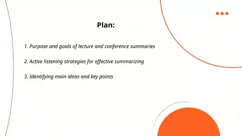 Lecture and Conference Summaries 2