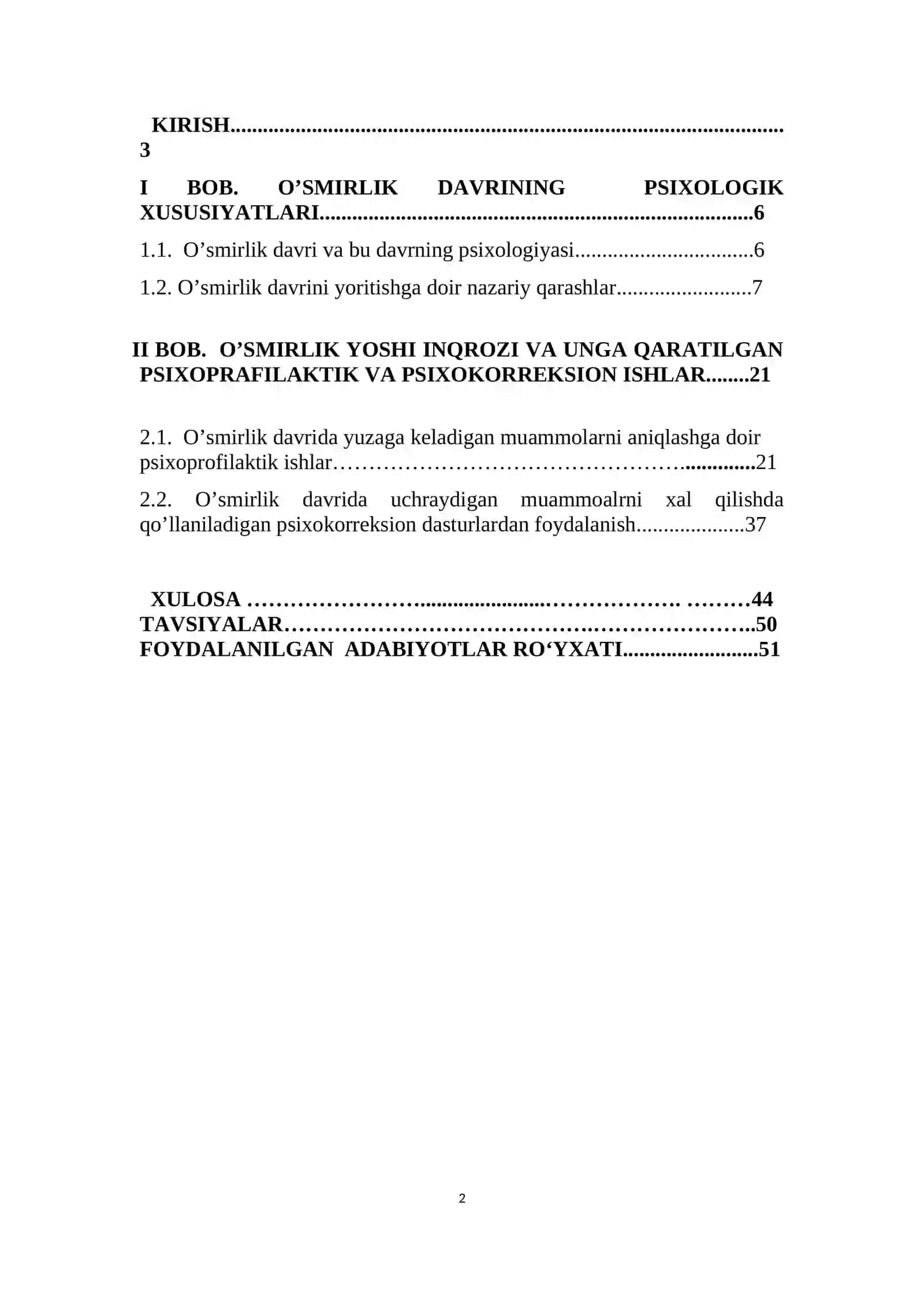 O’smirlik davrining psixologik xususiyatlar 2