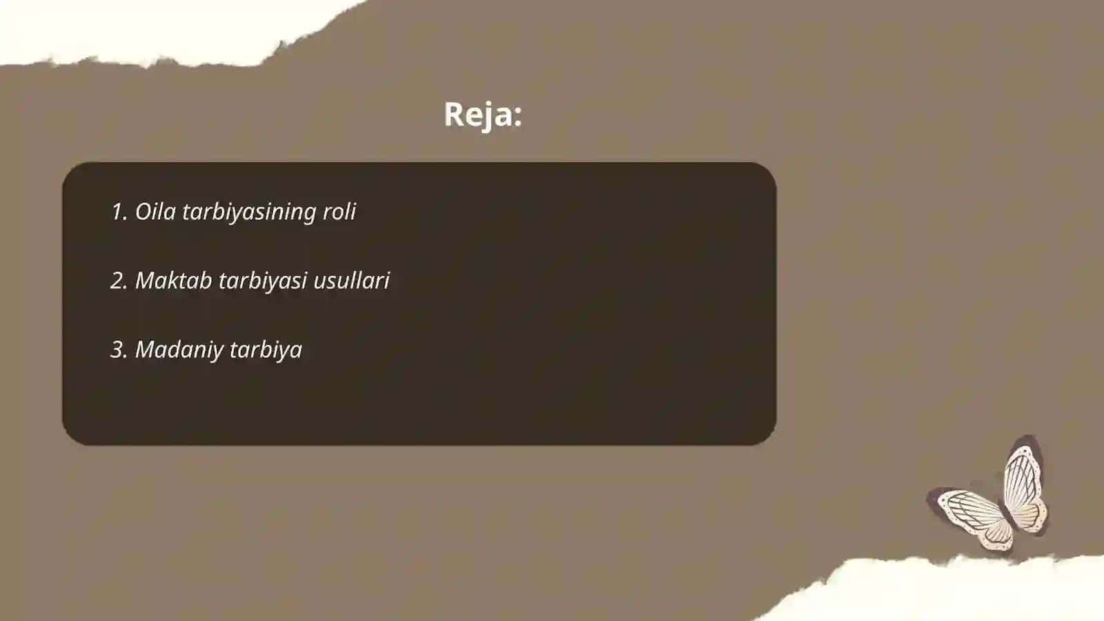 Jamoani rivojlanishida tarbiyaning usullari 2