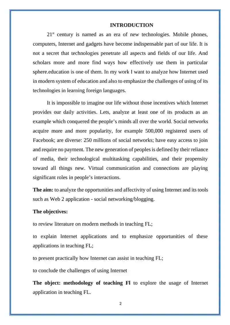 Internet technologies for English Learning 2