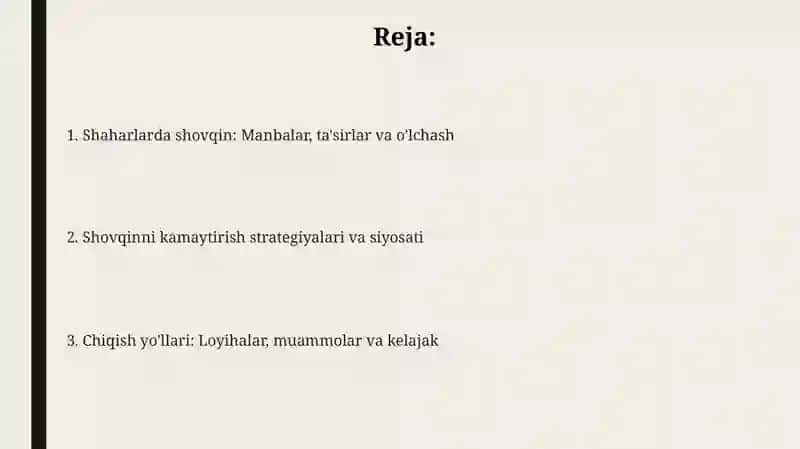Shaharlarda shovqin 2