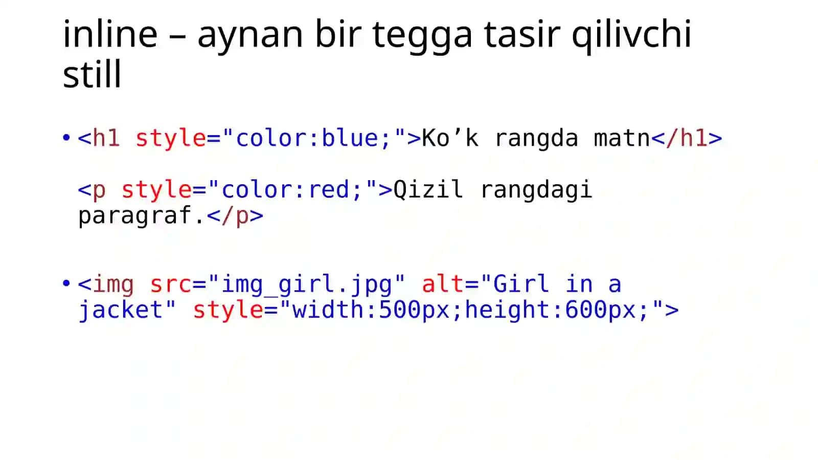 CSS dan foydalanish 2