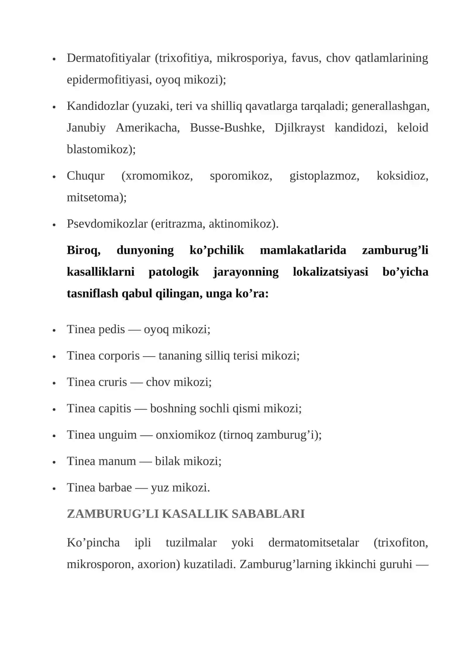 ZAMBURUG’LI KASALLIKLAR — TASNIFI, ALOMATLARI, TASHXISLASH, DAVOLASH VA OLDINI OLISH 2