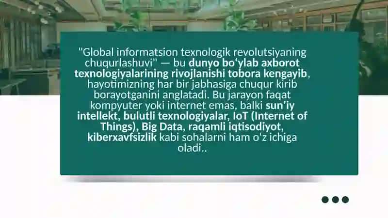 Globalinformatsiontexnologikrevolutsiyaningchuqurlashuvi 2