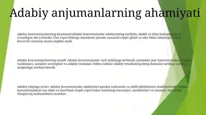 Adabiyot Qoidalari Asari ToʻGʻRisida 2
