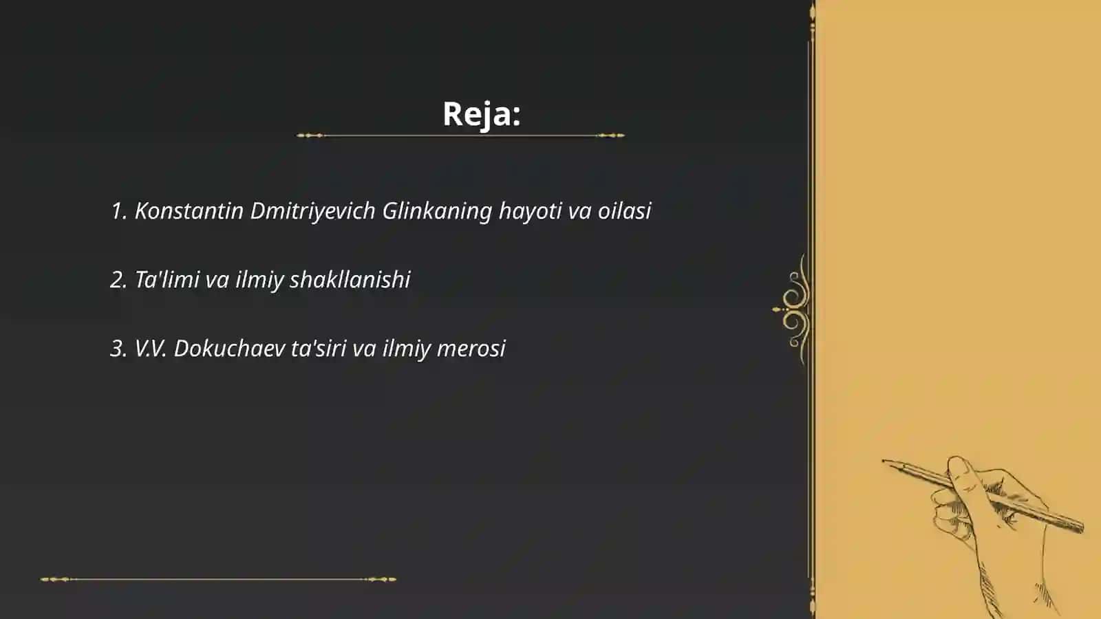 Konstantin Dmitriyevich Glinkaning hayoti va oilasi 2