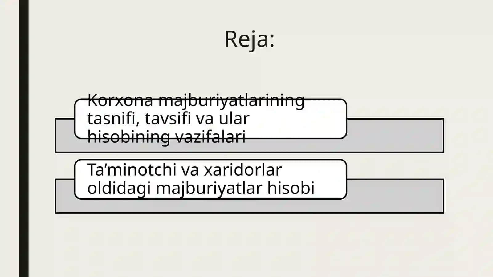 Ta’minotchilar va xaridorlar oldidagi majburiyatlarning hisobi 2