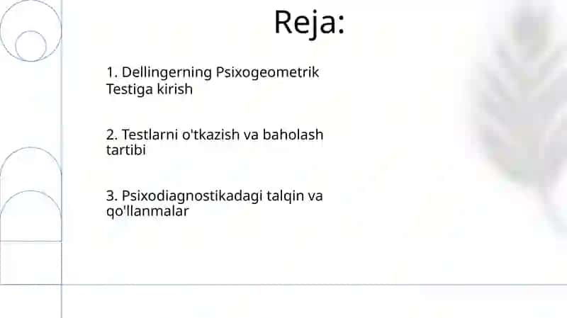 Dellingerning Psixogeometrik Testi 2