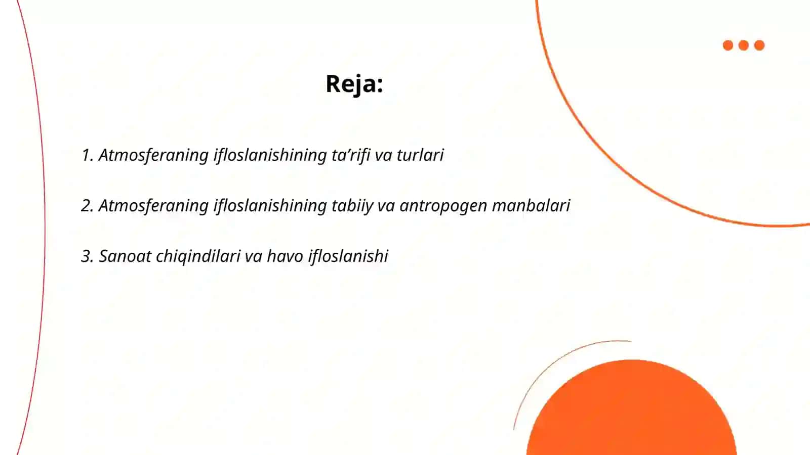 Atmosferaning Ifloslanishi 2