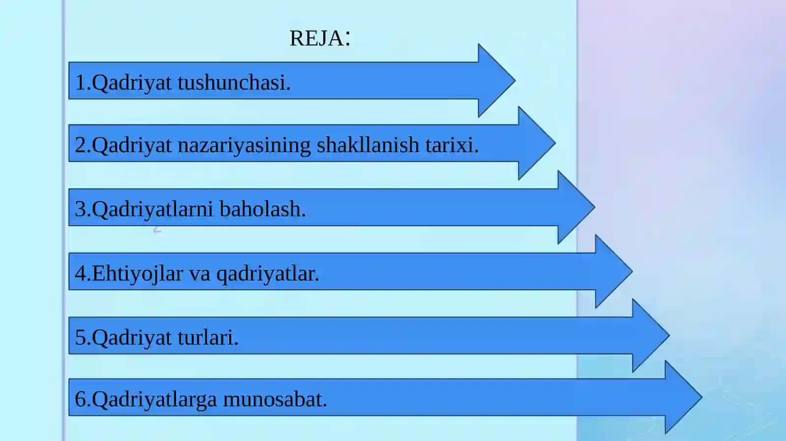 Qadriyatlar falsafasi(aksiologiya) 2