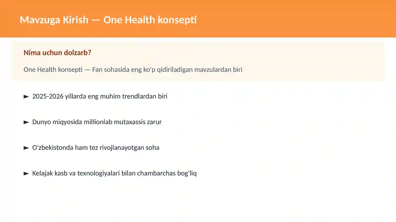 One Health konsepti 2