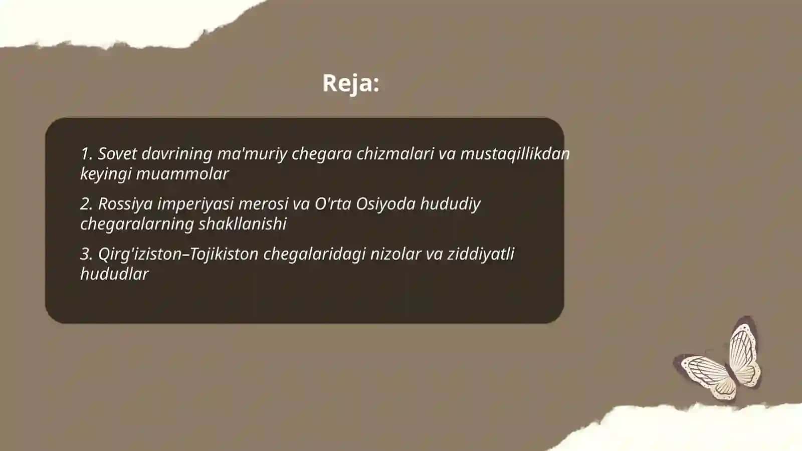 O'rta Osiyoda hududiy chegaralanish 2
