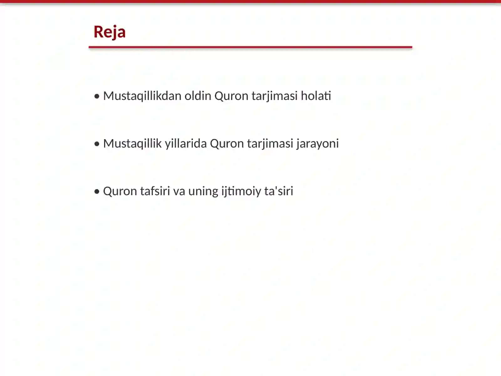 Quronning uzbek tiliga tarjima qilinishi va tafsivlari 2