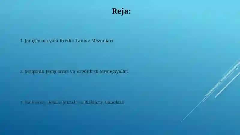 Jamg'arma va Kreditlar 2