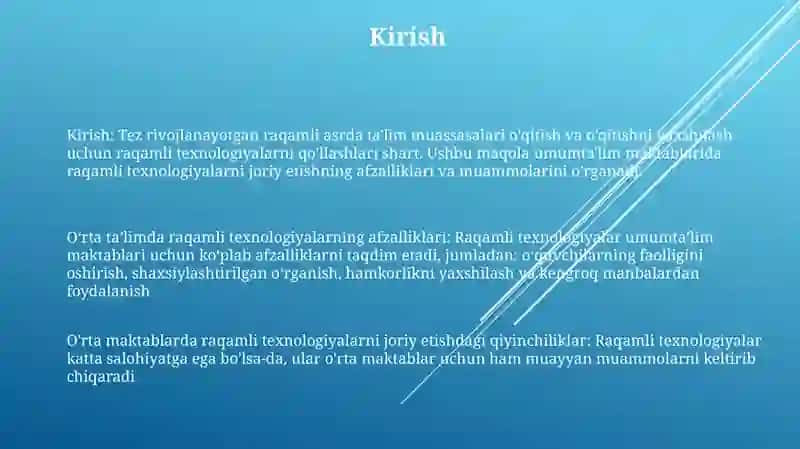 Raqamli Texnologiyalardan Samarali Foydalanish 2