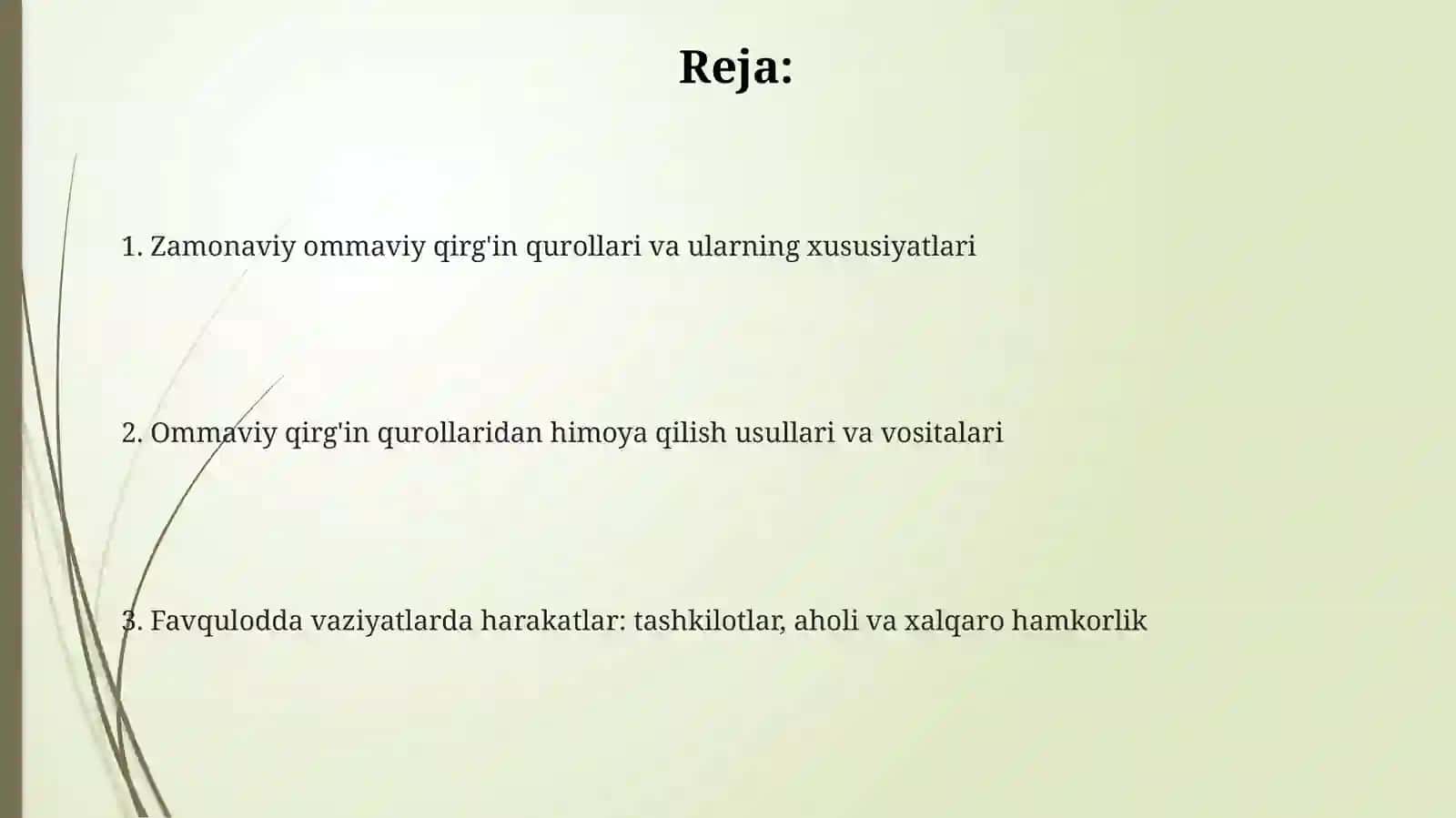 Zamonaviy ommaviy qirg'in qurollari 2