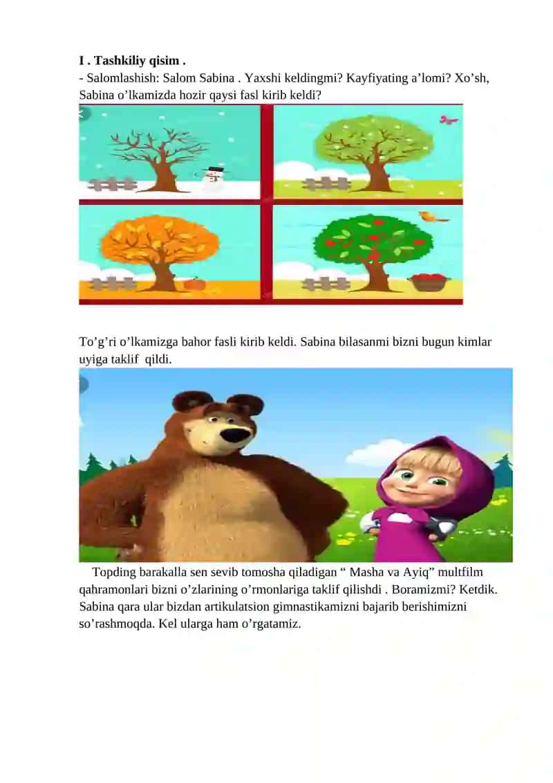 “K” va “G” Tovushlarini nutqda farqlash 2