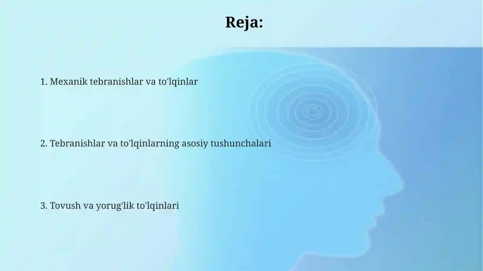 Tebranishlar VA Tolqinlar 2