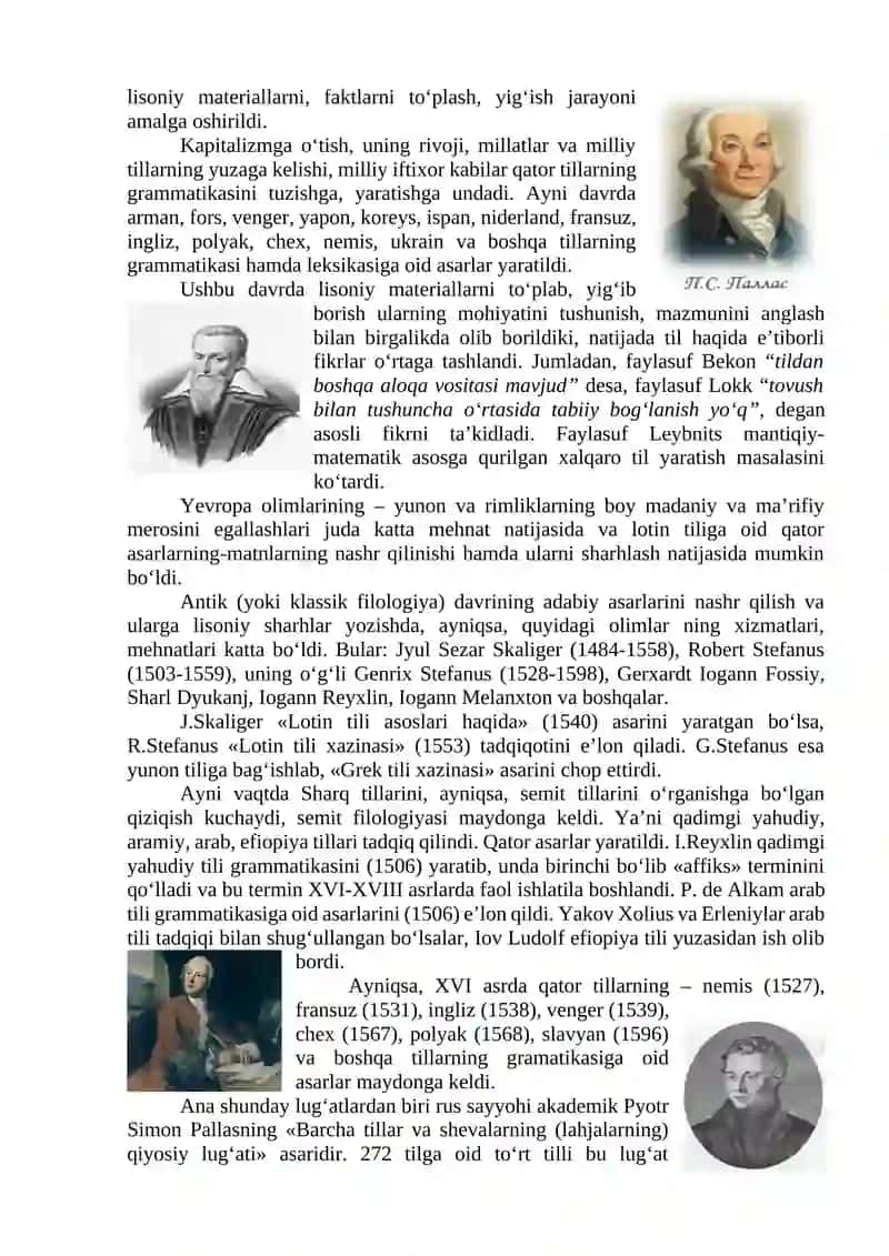 Uyg‘onish davri tilshunosligi 2