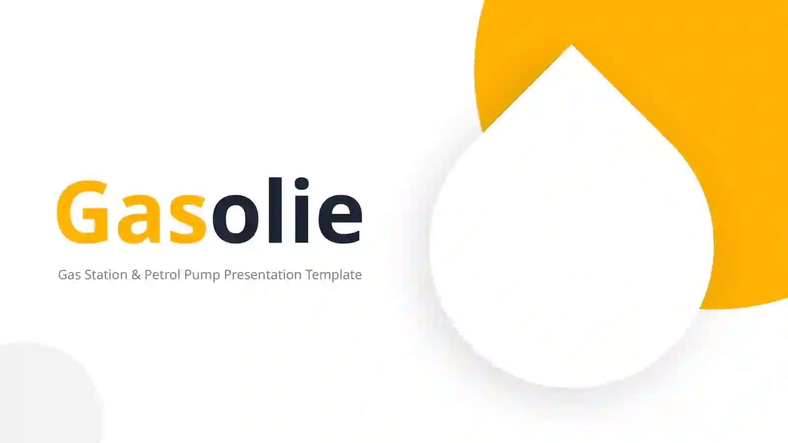 Gas Station And Petrol Pump Presentation Template 2