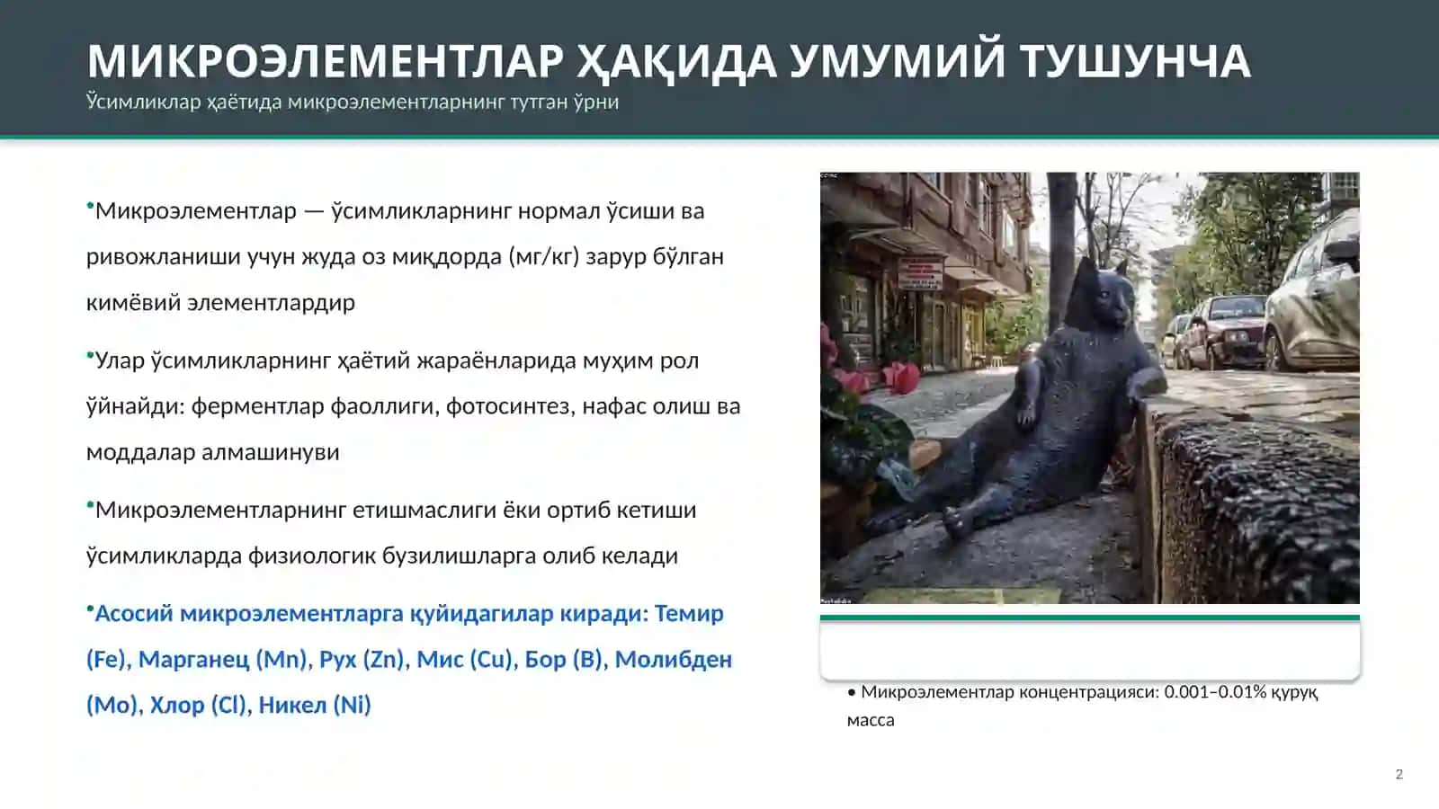 МИКРОЭЛЕМЕНТЛАР ВА УЛАРНИНГ ФИЗИОЛОГИК АҲАМИЯТИ 2
