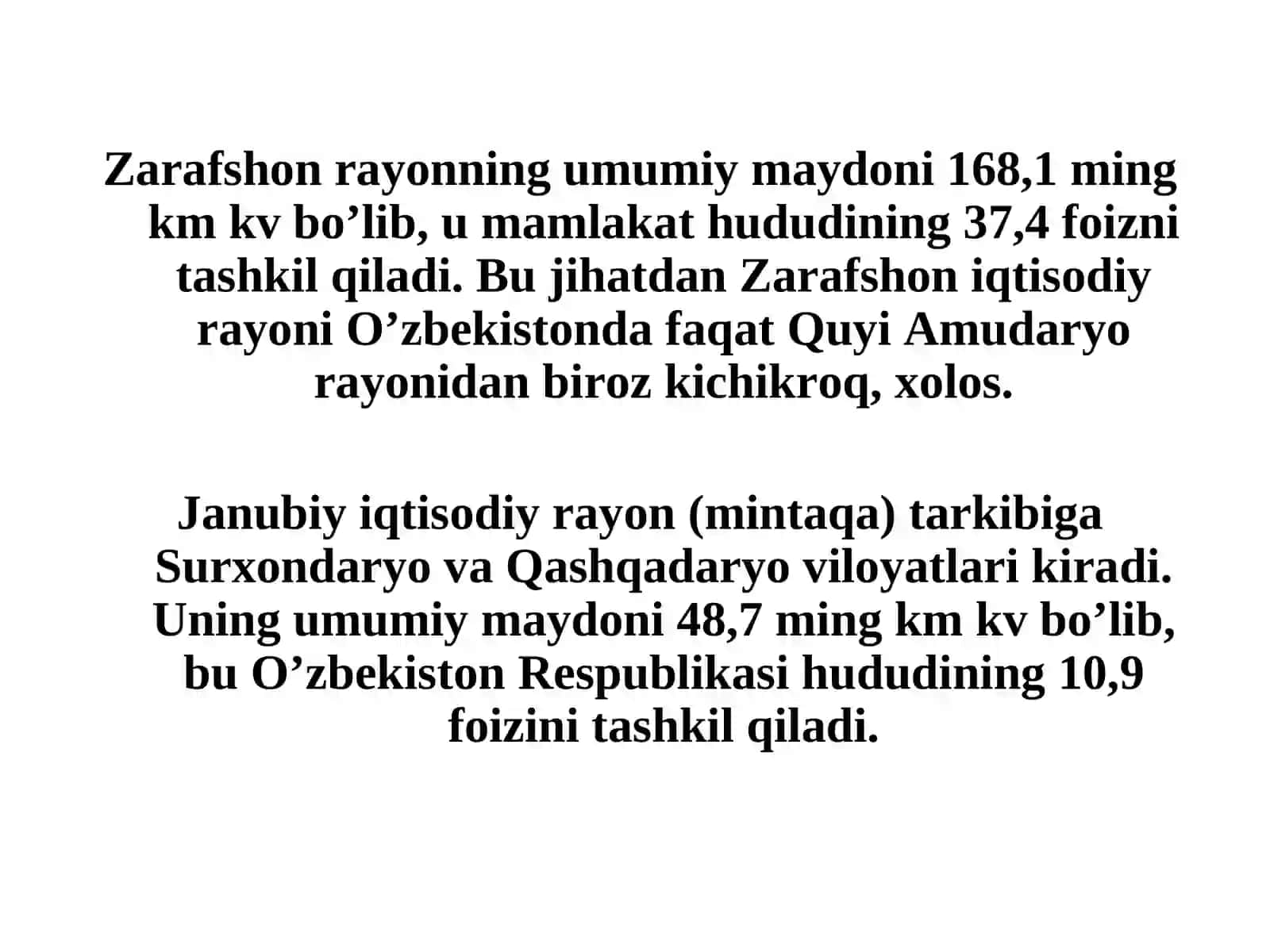 14-mavzu.Hududiy majmualar va shaharlar rivojlanishi 2
