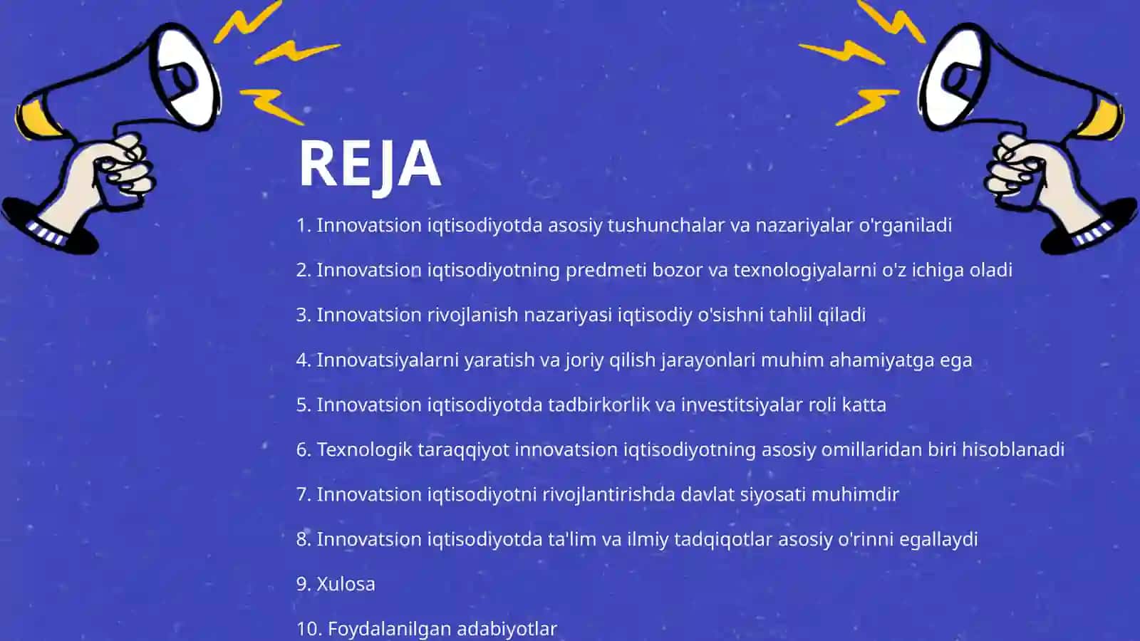 Innovatsion iqtisodiyot 2