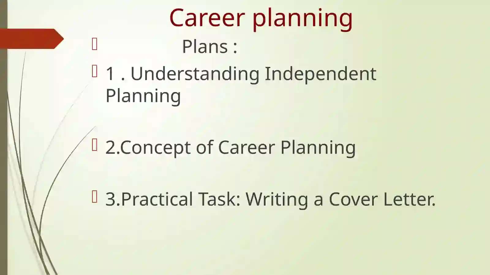 Career Planning 2