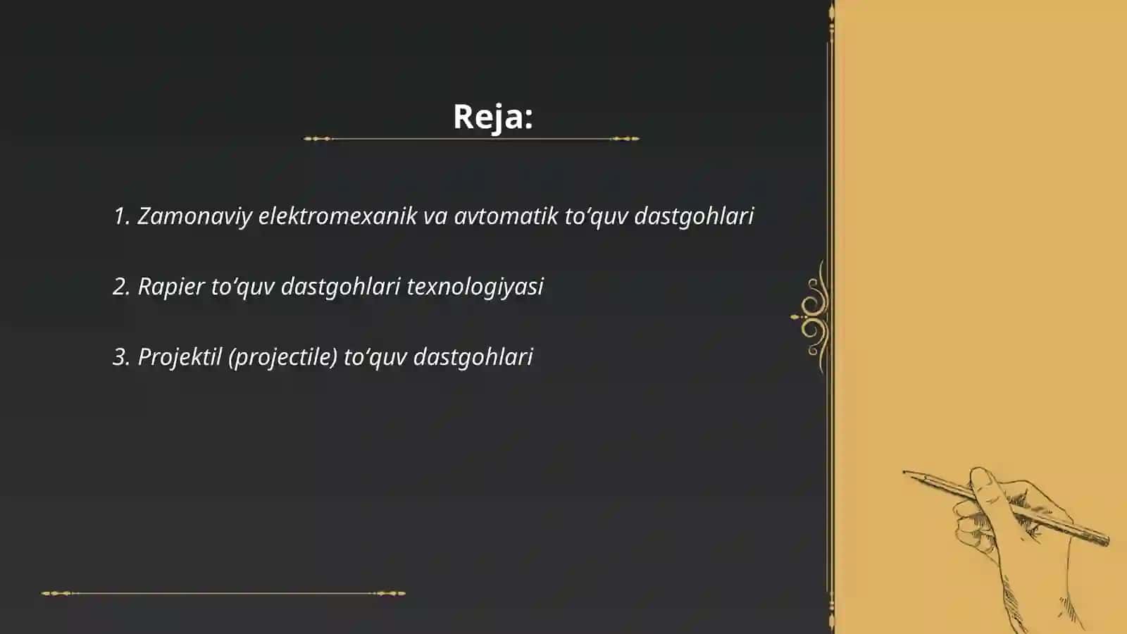 Zamonaviy toʻquv dastgohlari 2