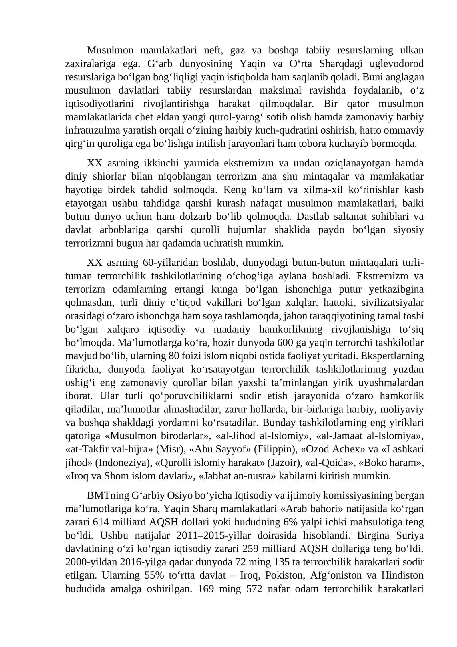 Ekstremizmning musulmon dunyosi uchun xavfi 2