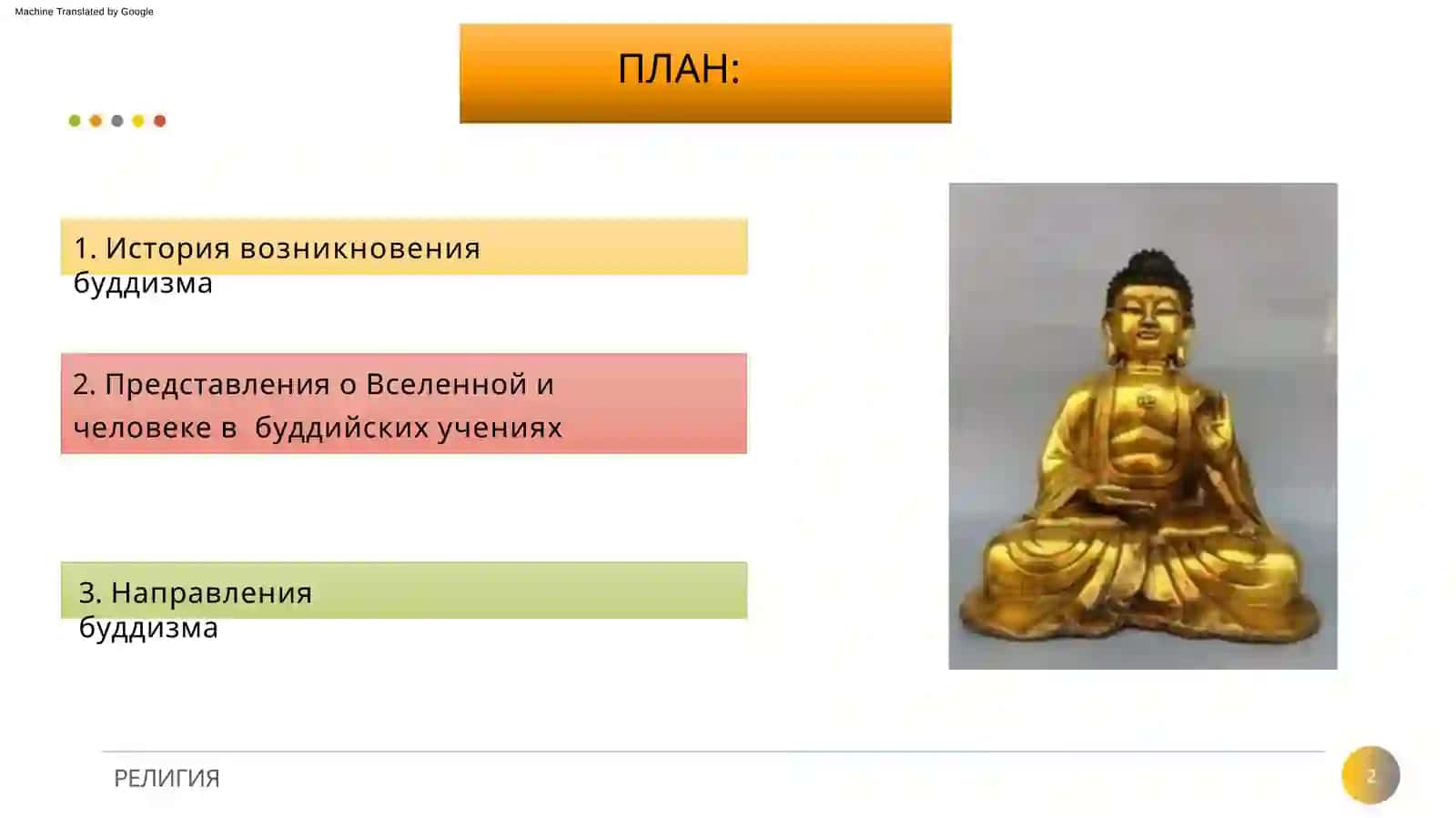 История буддизма и основные идеи 2