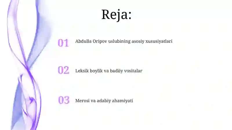 Abdulla Oripovning so’z ishlatish uslubi 2