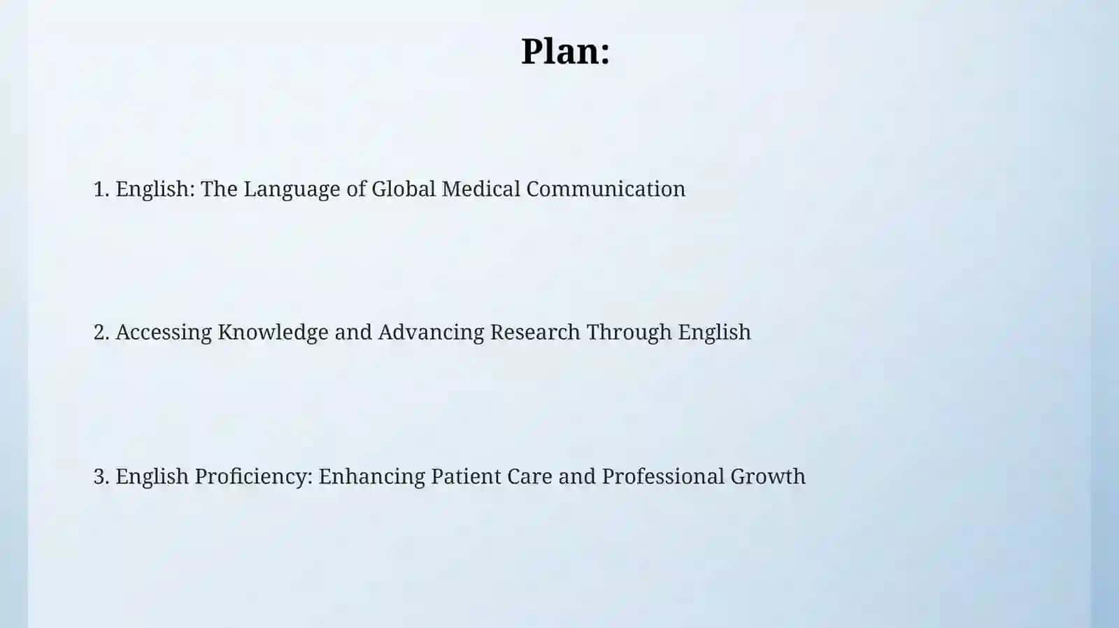 Importance of English in Medicine 2