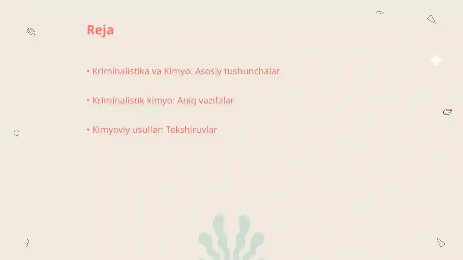 Kriminalistikada kimyoning oʻrni 2