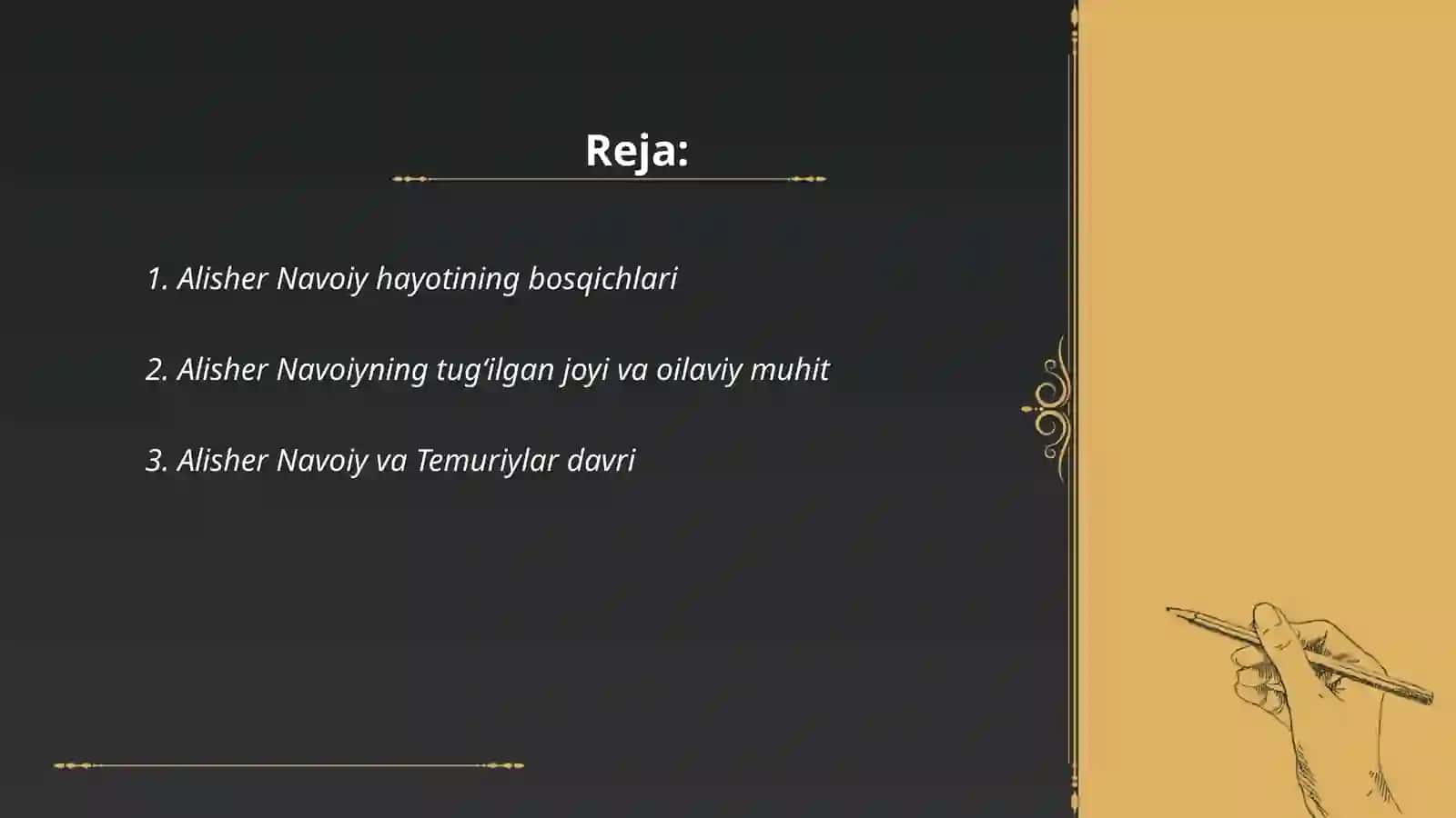 Alisher Navoiy hayoti va ijodi 2
