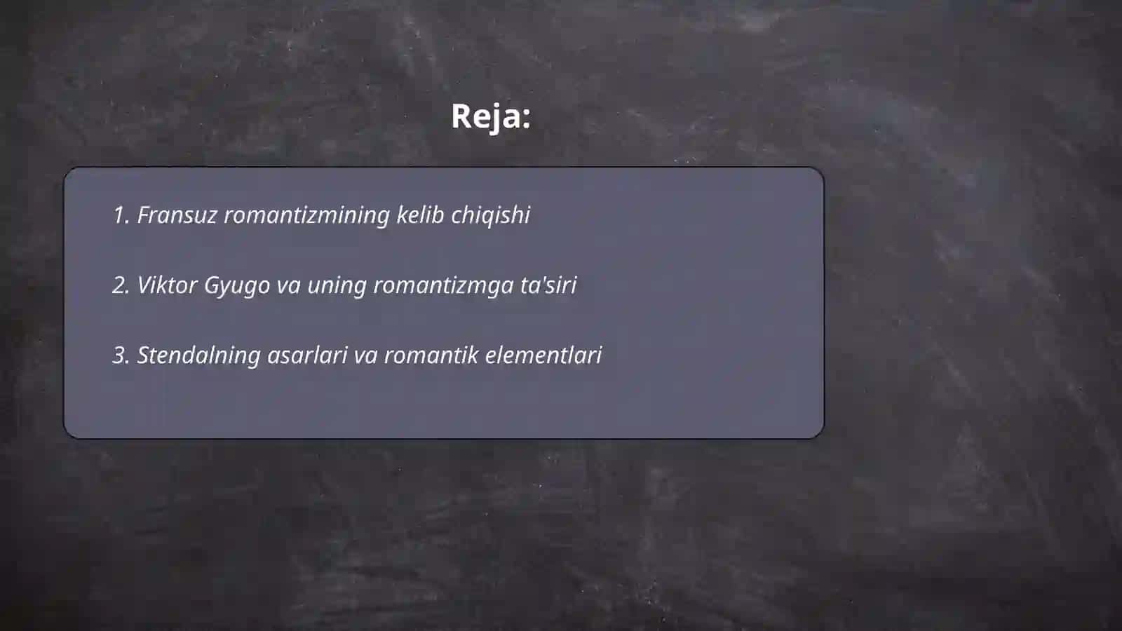 Fransiya romantizim 2