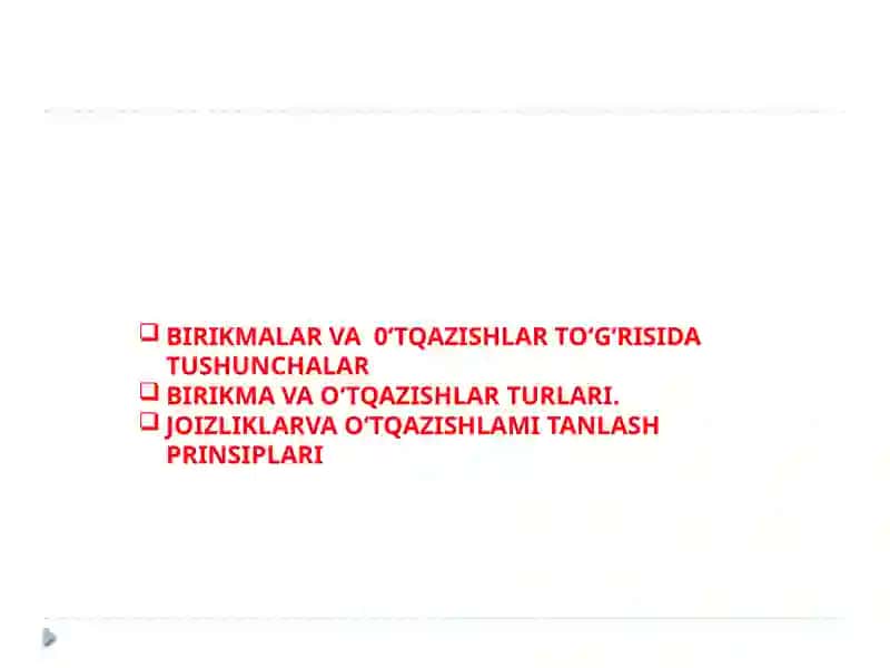 BIRIKMALAR VA 0‘TQAZISHLAR TO‘G‘RISIDA TUSHUNCHALAR 2