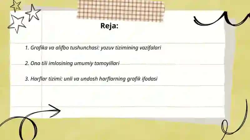 Grafika va Alifbo Tushunchasi 2