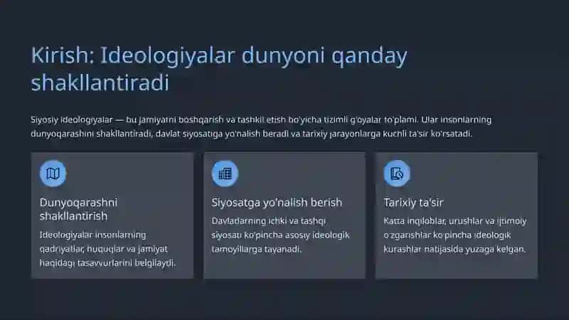 Siyosiy ideologiyalar 2