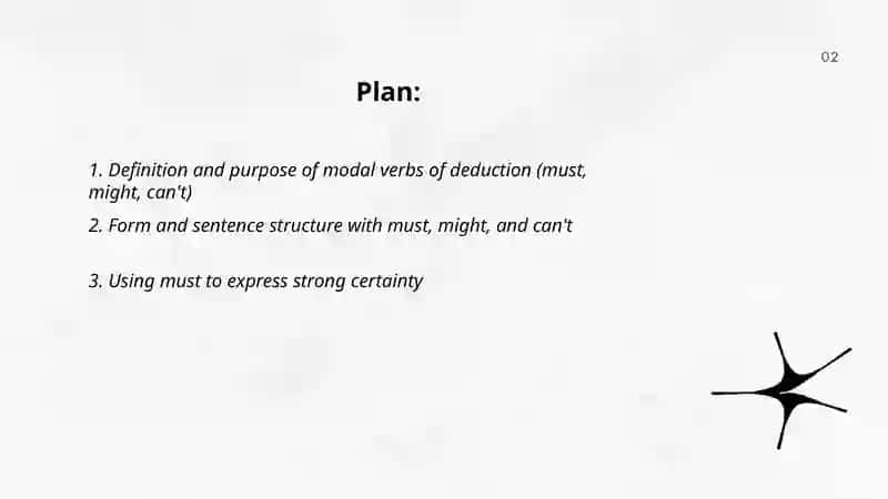 Modal Verbs of Deduction (must | might | can’t) 2