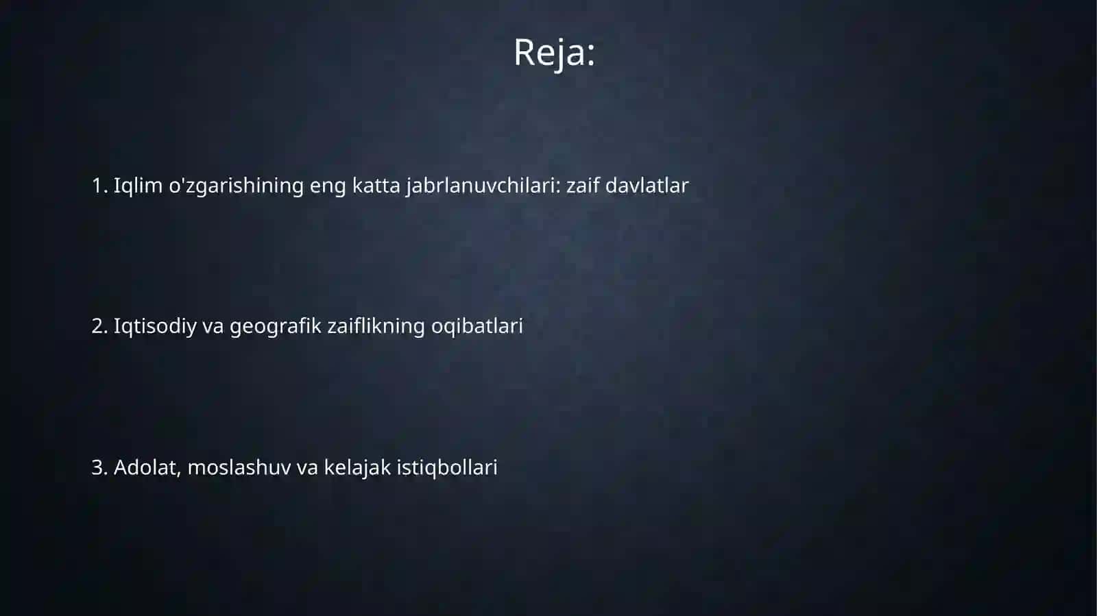 Iqlim oʻzgarishi kimga qimmatga tushyapti 2