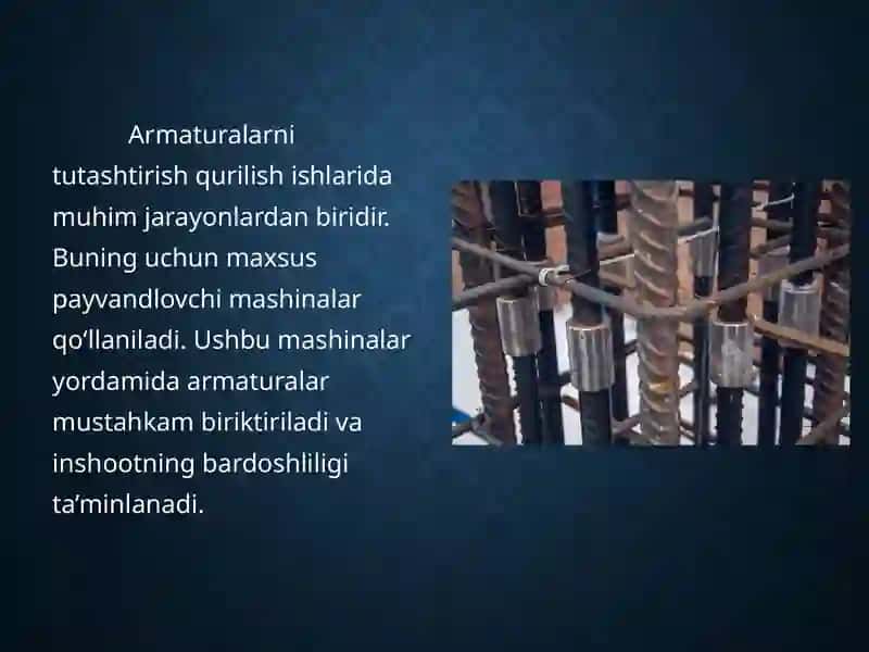 Armaturalarni tutashtirish uchun payvandlovchi mashinalar 2