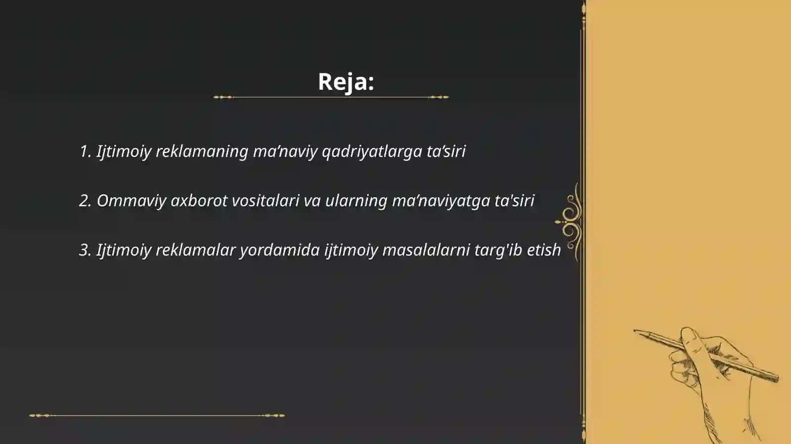 Ijtimoiy Reklama va Ma’naviyat 2