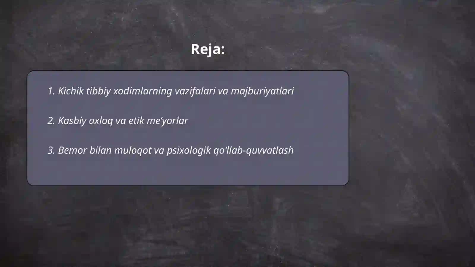 Kichik tibbiy xodimlar 2