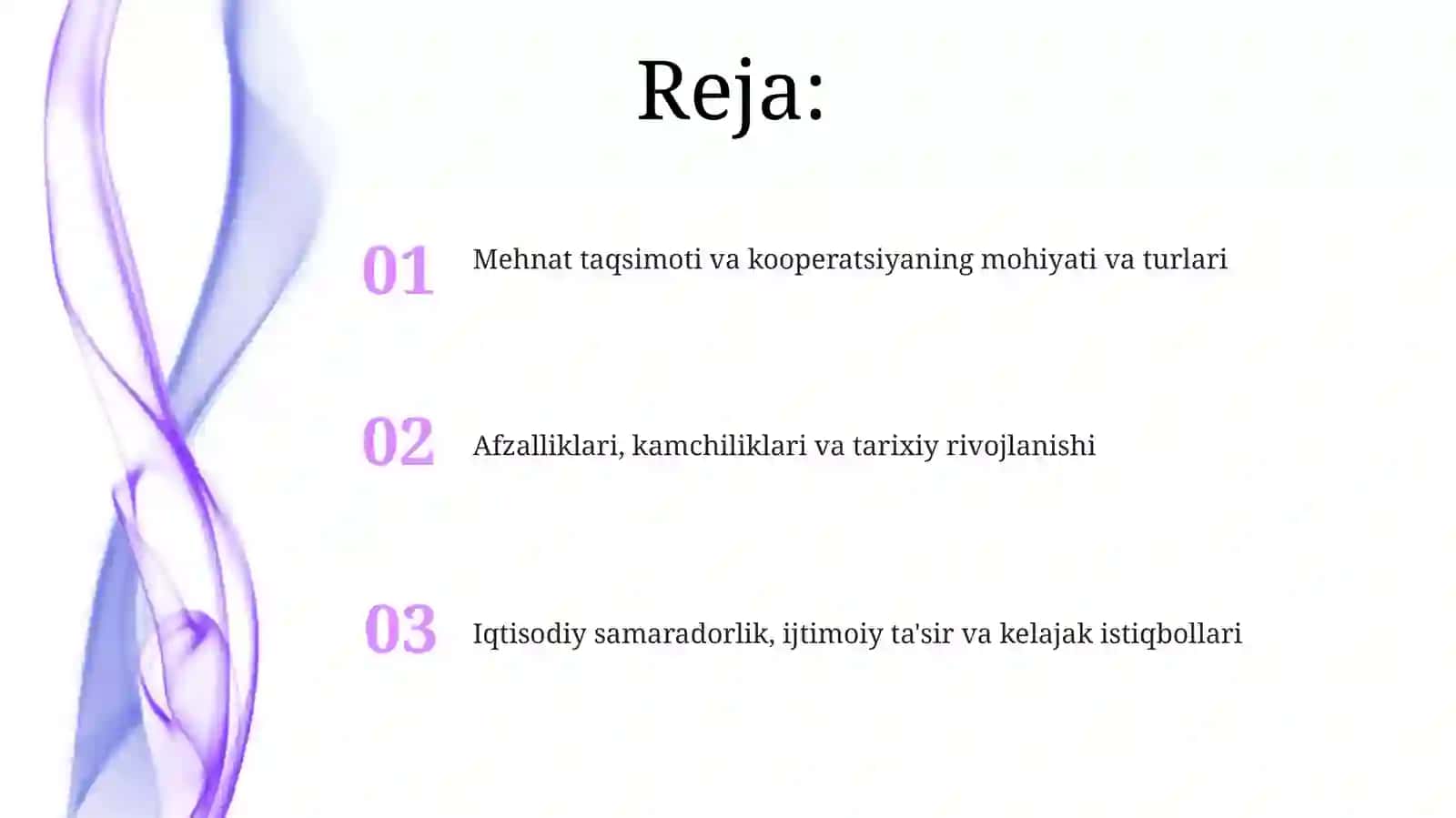 Mehnat taqsimoti va kooperatsiyaning mohiyati 2