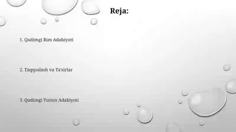 Qadimgi Rim adabiyoti va Yunoniston 2