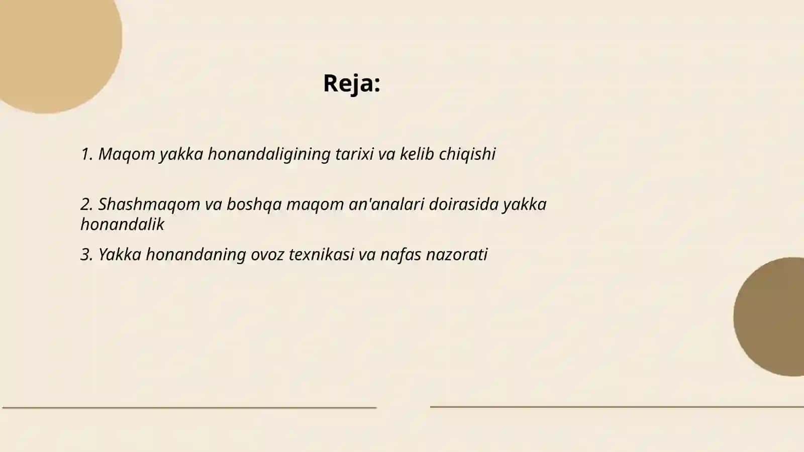 Maqom yakka honandaligi 2